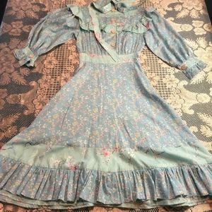 VTG Gunny Sax STYLE 60s Prairie Dress